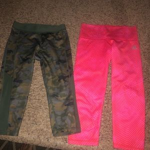 Adidas Women’s Capri-2 pair size Small Very Good Condition!! Cute!!